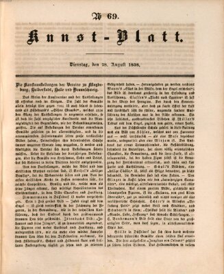 Morgenblatt für gebildete Leser (Morgenblatt für gebildete Stände) Dienstag 28. August 1838
