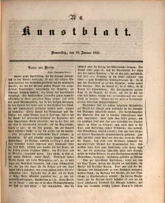 Morgenblatt für gebildete Leser (Morgenblatt für gebildete Stände) Donnerstag 19. Januar 1843