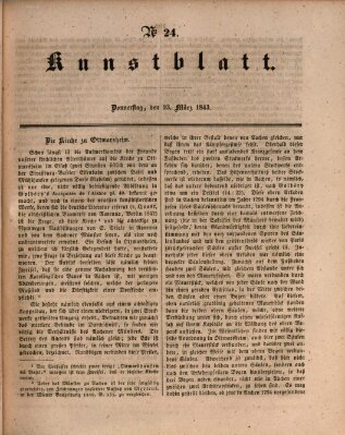 Morgenblatt für gebildete Leser (Morgenblatt für gebildete Stände) Donnerstag 23. März 1843