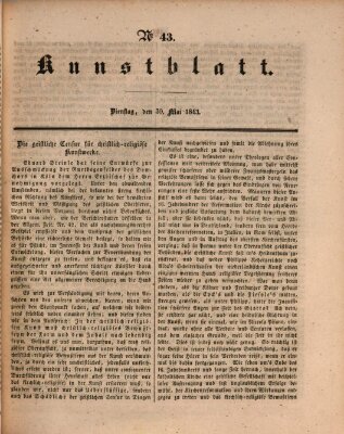 Morgenblatt für gebildete Leser (Morgenblatt für gebildete Stände) Dienstag 30. Mai 1843