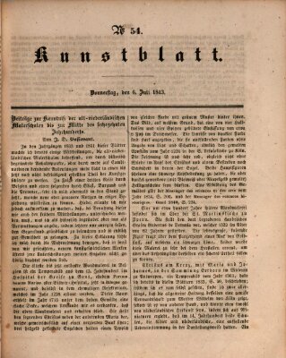 Morgenblatt für gebildete Leser (Morgenblatt für gebildete Stände) Donnerstag 6. Juli 1843