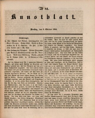 Morgenblatt für gebildete Leser (Morgenblatt für gebildete Stände) Dienstag 8. Oktober 1844