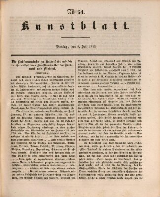 Morgenblatt für gebildete Leser (Morgenblatt für gebildete Stände) Dienstag 8. Juli 1845