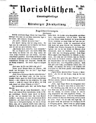Norisblüthen (Nürnberger Abendzeitung) Sonntag 31. Juli 1864