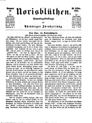 Norisblüthen (Nürnberger Abendzeitung) Sonntag 23. Oktober 1864