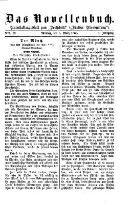 Das Novellenbuch (Der Fortschritt auf allen Gebieten des öffentlichen Lebens) Montag 5. März 1866