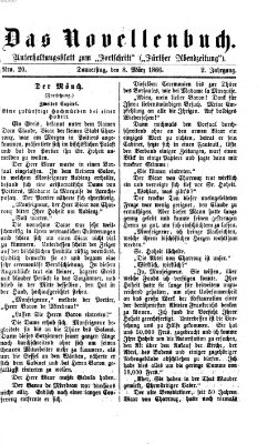 Das Novellenbuch (Der Fortschritt auf allen Gebieten des öffentlichen Lebens) Donnerstag 8. März 1866