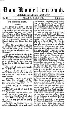 Das Novellenbuch (Der Fortschritt auf allen Gebieten des öffentlichen Lebens) Mittwoch 9. Juni 1869