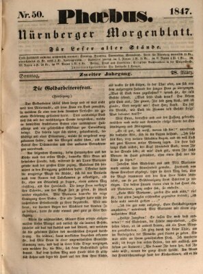 Phoebus (Nürnberger Tagblatt) Sonntag 28. März 1847