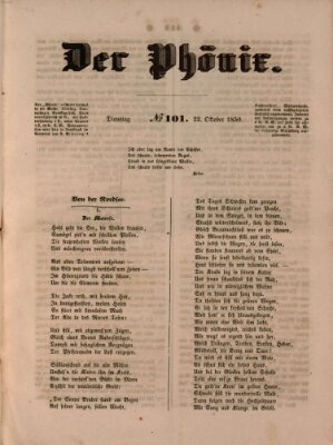 Der Phönix Dienstag 22. Oktober 1850