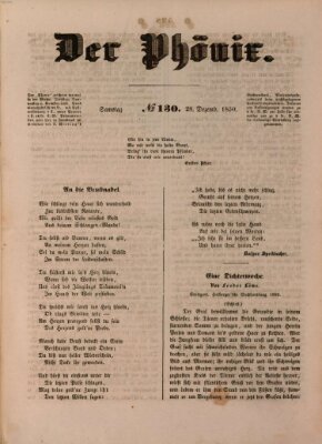 Der Phönix Samstag 28. Dezember 1850