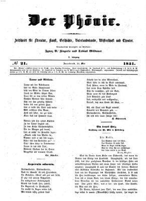Der Phönix Samstag 24. Mai 1851