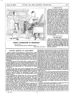 Punch Samstag 18. August 1855