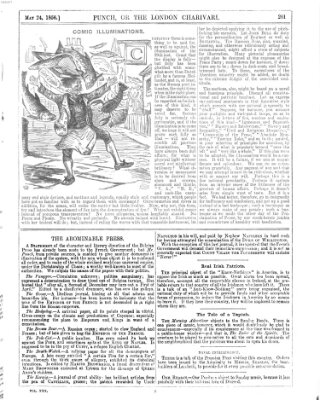 Punch Samstag 24. Mai 1856