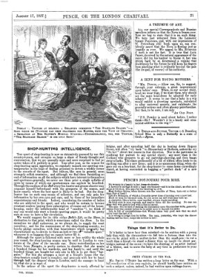 Punch Samstag 17. Januar 1857