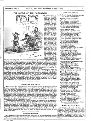 Punch Samstag 7. Februar 1857