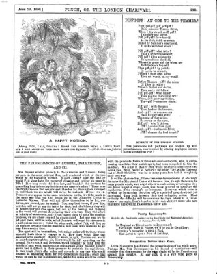 Punch Samstag 26. Juni 1858