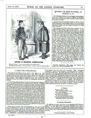 Punch Samstag 16. April 1859
