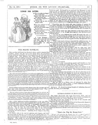 Punch Samstag 28. Mai 1859