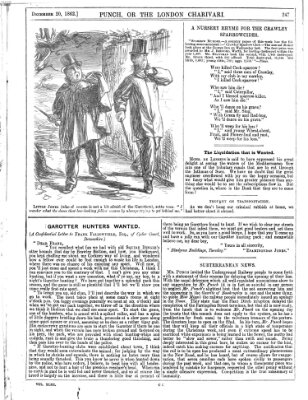 Punch Samstag 20. Dezember 1862