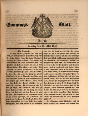 Sonntagsblatt Sonntag 28. Mai 1848