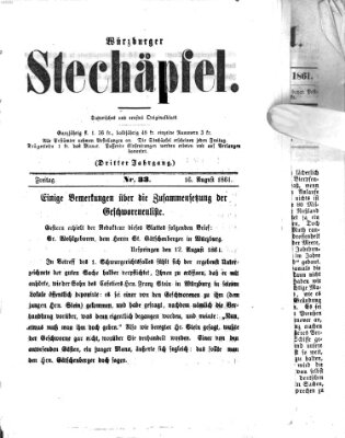 Würzburger Stechäpfel Freitag 16. August 1861