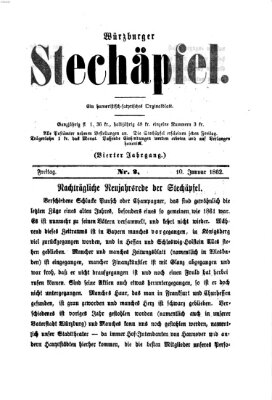 Würzburger Stechäpfel Freitag 10. Januar 1862