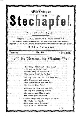 Würzburger Stechäpfel Samstag 9. April 1864