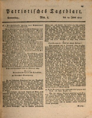 Patriotisches Tageblatt Donnerstag 24. Januar 1805