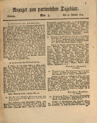 Patriotisches Tageblatt Montag 28. Januar 1805