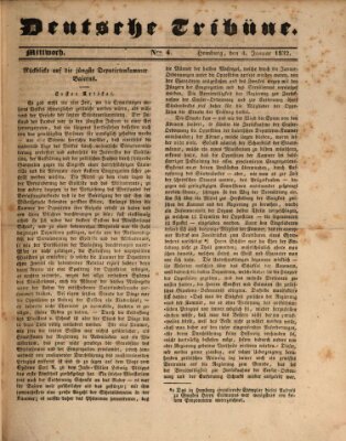 Deutsche Tribüne Mittwoch 4. Januar 1832