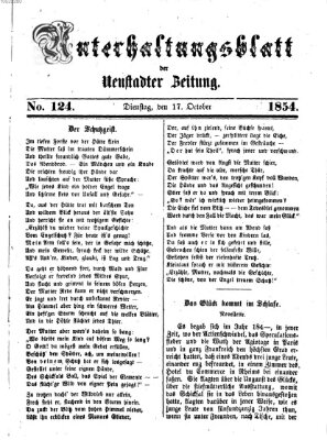 Neustadter Zeitung Dienstag 17. Oktober 1854