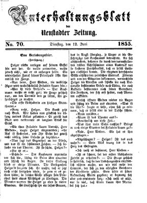 Neustadter Zeitung Dienstag 12. Juni 1855