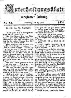 Neustadter Zeitung Donnerstag 12. Juli 1855