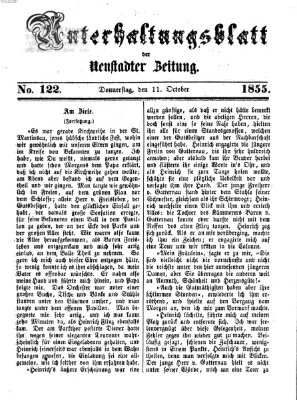 Neustadter Zeitung Donnerstag 11. Oktober 1855