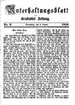 Neustadter Zeitung Donnerstag 3. Januar 1856