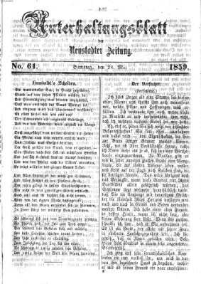 Neustadter Zeitung Samstag 28. Mai 1859