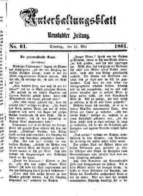 Neustadter Zeitung Dienstag 21. Mai 1861