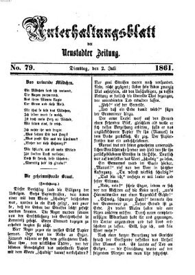Neustadter Zeitung Dienstag 2. Juli 1861