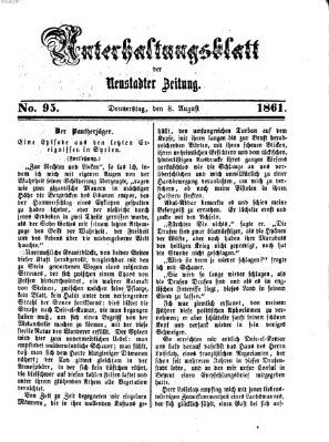 Neustadter Zeitung Donnerstag 8. August 1861