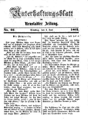 Neustadter Zeitung Dienstag 3. Juni 1862