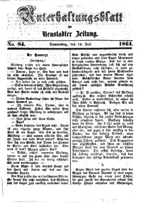 Neustadter Zeitung Donnerstag 14. Juli 1864