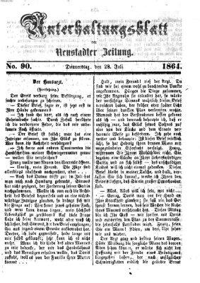 Neustadter Zeitung Donnerstag 28. Juli 1864