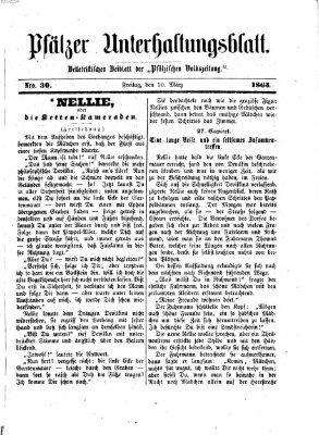 Pfälzer Unterhaltungsblatt (Pfälzische Volkszeitung) Freitag 10. März 1865