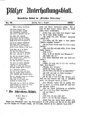 Pfälzer Unterhaltungsblatt (Pfälzische Volkszeitung) Freitag 10. August 1866