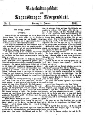 Regensburger Morgenblatt Sonntag 31. Januar 1864