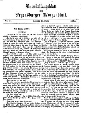 Regensburger Morgenblatt Sonntag 13. März 1864
