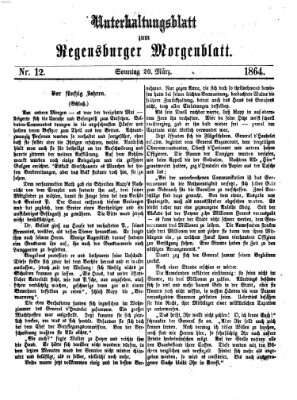Regensburger Morgenblatt Sonntag 20. März 1864
