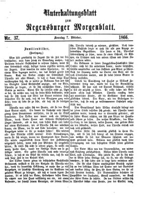 Regensburger Morgenblatt Sonntag 7. Oktober 1866