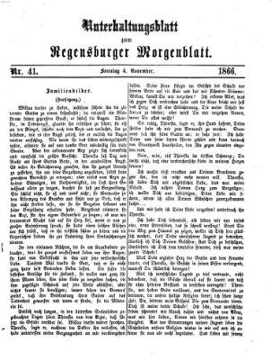 Regensburger Morgenblatt Sonntag 4. November 1866